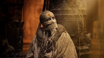 Amitabh Bachchan in the new poster for Kalki 2898 AD. Amitabh Bachchan in the new poster for Kalki 2898 AD.