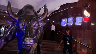 TCS, Infosys, SBI, ITC, HUL, and ICICI Bank dropped as much as  ₹1.4 lakh crore in market capitalisation last week. (REUTERS)
