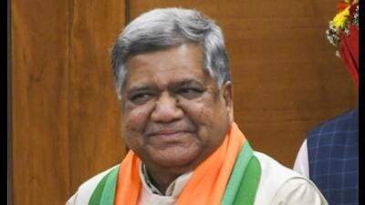 New Delhi: Former Karnataka CM Jagadish Shettar who rejoined BJP meets party chief J P Nadda, in New Delhi, Thursday, Jan. 25, 2024. Party leader BS Yediyurappa is also seen. (PTI Photo) (PTI01_25_2024_000177A) (PTI) New Delhi: Former Karnataka CM Jagadish Shettar who rejoined BJP meets party chief J P Nadda, in New Delhi, Thursday, Jan. 25, 2024. Party leader BS Yediyurappa is also seen. (PTI Photo) (PTI01_25_2024_000177A) (PTI)