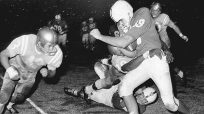 North Carolina State quarterback Roman Gabriel who was the 1969 NFL MVP with the Los Angeles Rams, died Saturday, April 20, 2024. He was 83. (AP Photo/Harold P. Matosian) (AP) North Carolina State quarterback Roman Gabriel who was the 1969 NFL MVP with the Los Angeles Rams, died Saturday, April 20, 2024. He was 83. (AP Photo/Harold P. Matosian) (AP)