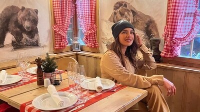 Priyanka Chopra was in Switzerland to enjoy a snowy escapade, and how could she miss out on authentic Swiss cuisine? The actor posted pictures and videos of herself from a restaurant, where she relished cheese fondue and raclette. Priyanka Chopra was in Switzerland to enjoy a snowy escapade, and how could she miss out on authentic Swiss cuisine? The actor posted pictures and videos of herself from a restaurant, where she relished cheese fondue and raclette.