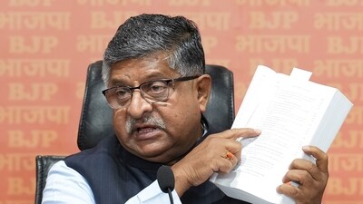 BJP leader Ravi Shankar Prasad (PTI file photo) BJP leader Ravi Shankar Prasad (PTI file photo)