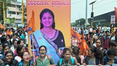 Neha Hiremath was stabbed to death by her former classmate on a college campus in Hubballi on Thursday. (PTI) Neha Hiremath was stabbed to death by her former classmate on a college campus in Hubballi on Thursday. (PTI)