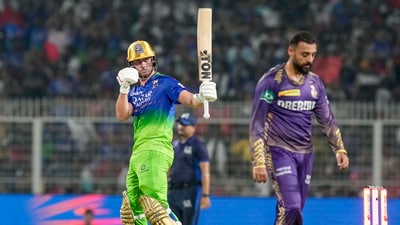 Will Jacks smashed a half-century to pull Royal Challengers Bengaluru in the game after openers Virat Kohli and Faf du Plessis' early wickets. (PTI) Will Jacks smashed a half-century to pull Royal Challengers Bengaluru in the game after openers Virat Kohli and Faf du Plessis' early wickets. (PTI)