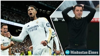 Bellingham scored the dramatic winner against Xavi's Barca in the Clasico (AP) Bellingham scored the dramatic winner against Xavi's Barca in the Clasico (AP)