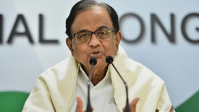 Former finance minister P Chidambaram. (HT File) Former finance minister P Chidambaram. (HT File)