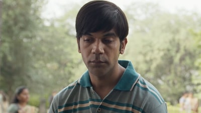 Rajkummar Rao in a still from Srikanth. Rajkummar Rao in a still from Srikanth.