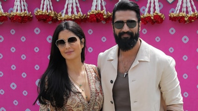 Bollywood actor-couple Vicky Kaushal and Katrina Kaif attend pre-wedding events of Anant Ambani and Radhika Merchant, in Jamnagar in March 2024. (File Photo/PTI) Bollywood actor-couple Vicky Kaushal and Katrina Kaif attend pre-wedding events of Anant Ambani and Radhika Merchant, in Jamnagar in March 2024. (File Photo/PTI)