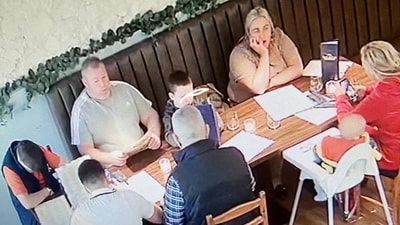 A picture of the family posted by the eatery Bella Ciao Swansea on Facebook. A picture of the family posted by the eatery Bella Ciao Swansea on Facebook.