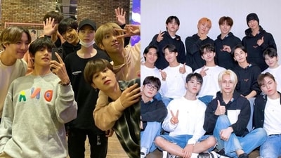 BTS and Seventeen.