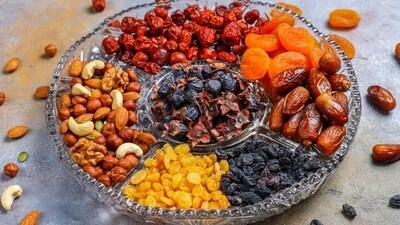 2. Dried fruits: Refrigeration can cause dried fruits to become hard or overly chewy. Cold temperatures might affect the natural sugars and flavours in dried fruits, altering their taste. Storing them in fridge can lead to moisture absorption, potentially promoting mold growth. (Freepik) 2. Dried fruits: Refrigeration can cause dried fruits to become hard or overly chewy. Cold temperatures might affect the natural sugars and flavours in dried fruits, altering their taste. Storing them in fridge can lead to moisture absorption, potentially promoting mold growth. (Freepik)