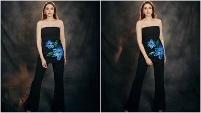 On Saturday, Aditi gave her fans a weekend treat as the actress took to Instagram and uploaded a series of stunning pictures accompanied by a butterfly emoji as the caption. (Instagram/@aditiraohydari) On Saturday, Aditi gave her fans a weekend treat as the actress took to Instagram and uploaded a series of stunning pictures accompanied by a butterfly emoji as the caption. (Instagram/@aditiraohydari)