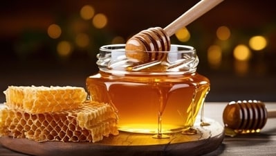 9. Honey: It can crystallize and become thick and grainy when refrigerated. It's best to store honey at room temperature in a sealed container. (Freepik) 9. Honey: It can crystallize and become thick and grainy when refrigerated. It's best to store honey at room temperature in a sealed container. (Freepik)