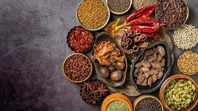 1. Whole spices: Refrigeration can diminish the potency and flavour of whole spices over time. Spices can absorb moisture in the fridge, potentially leading to clumping and loss of flavour. (Freepik) 1. Whole spices: Refrigeration can diminish the potency and flavour of whole spices over time. Spices can absorb moisture in the fridge, potentially leading to clumping and loss of flavour. (Freepik)