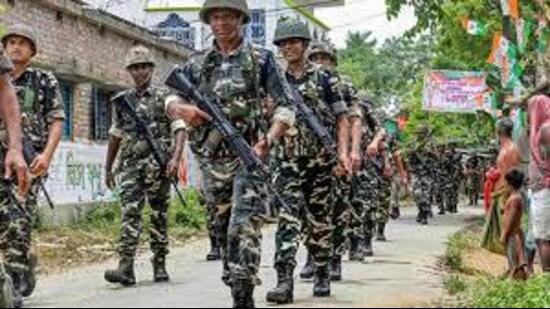 An official spokesperson said two companies each will be deployed in Ambala, Hisar, Sirsa and Rohtak parliamentary seats in Haryana. (HT file photo)