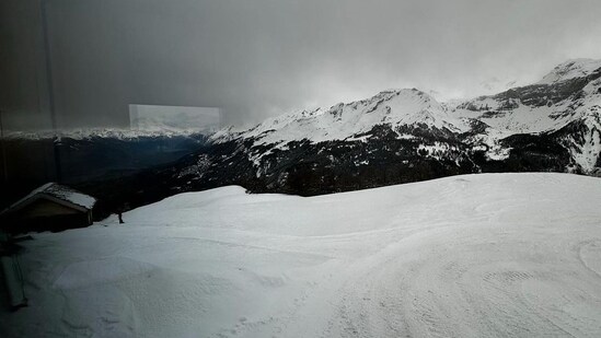 Priyanka Chopra's post also featured photos of magical snowfall at night, and also showed the serene beauty of the Alps.