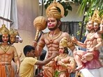 Hanuman Jayanti is a significant Hindu festival that commemorates the birth of Lord Hanuman, the devoted disciple of Lord Rama. Across the country, this auspicious day is observed with great reverence and devotion.&nbsp;&nbsp;(ANI)