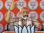 Prime Minister Narendra Modi addresses a public meeting for Lok Sabha elections, in Aligarh, Monday, April 22, 2024. Prime Minister Narendra Modi addresses a public meeting for Lok Sabha elections, in Aligarh, Monday, April 22, 2024.