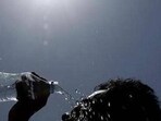 IMD issued a red alert in West Bengal for the ongoing heatwave (Bidesh Manna/HT Photo) IMD issued a red alert in West Bengal for the ongoing heatwave (Bidesh Manna/HT Photo)