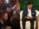 After his win, D Gukesh was mobbed by fans and received a message from Viswanathan Anand. After his win, D Gukesh was mobbed by fans and received a message from Viswanathan Anand.