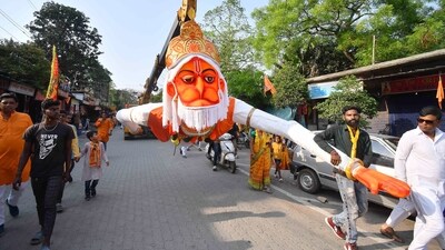 Fasting and Vrat: Some devotees observe fasts and vrat (austerities) on Hanuman Jayanti as a mark of devotion and to seek the blessings of Lord Hanuman. (ANI) Fasting and Vrat: Some devotees observe fasts and vrat (austerities) on Hanuman Jayanti as a mark of devotion and to seek the blessings of Lord Hanuman. (ANI)