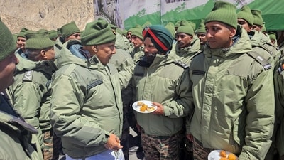 The Siachen glacier in the Karakoram range is known as the highest militarised zone in the world where the soldiers have to battle frostbite and high winds. (ANI ) The Siachen glacier in the Karakoram range is known as the highest militarised zone in the world where the soldiers have to battle frostbite and high winds. (ANI )