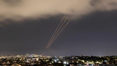 An anti-missile system operates after Iran launched drones and missiles towards Israel on April 14. (REUTERS/File) (HT_PRINT) An anti-missile system operates after Iran launched drones and missiles towards Israel on April 14. (REUTERS/File) (HT_PRINT)