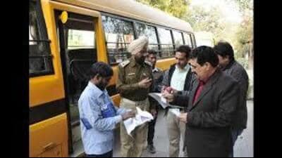 As many as 32 taxis and cabs faced challans,while one was impounded. (HT File photo for representation) As many as 32 taxis and cabs faced challans,while one was impounded. (HT File photo for representation)