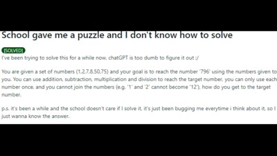 Can you solve this puzzle? Can you solve this puzzle?