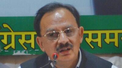 Congress leader and Himachal industries minister Harshwardhan Chauhan. (HT File) Congress leader and Himachal industries minister Harshwardhan Chauhan. (HT File)