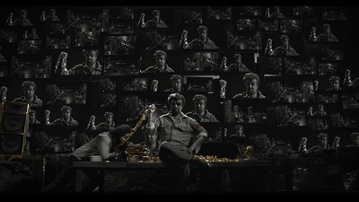 Rajinikanth in a still from Coolie teaser. Rajinikanth in a still from Coolie teaser.