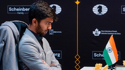 D Gukesh won the Candidates in Toronto. (PTI) D Gukesh won the Candidates in Toronto. (PTI)