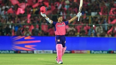 Chasing a 180-run target, Yashavi Jaiswal remained unbeaten on 104 to make it a cakewalk for the Rajasthan Royals as they won the match by 9 wickets. (PTI)
