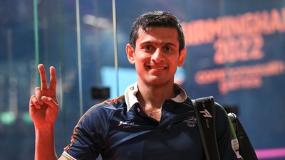 Saurav Ghosal was part of the Indian teams that won gold at the 2014 and 2022 Asian Games. (PTI)