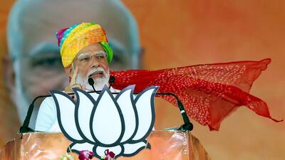 Prime Minister Narendra Modi in Rajasthan last week. (BJP Photo) Prime Minister Narendra Modi in Rajasthan last week. (BJP Photo)