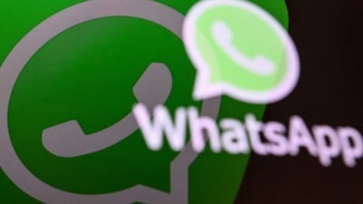 This illustration photograph shows the instant messaging software WhatsApp's logo. (AFP) This illustration photograph shows the instant messaging software WhatsApp's logo. (AFP)