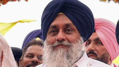 Shiromani Akal Dal chief Sukhbir Singh Badal. (PTI)