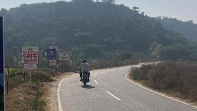 The one-kilometre stretch in Gairatpur Bas village is known as Leopard Trail because of the frequent leopard sightings in the area due to its contiguity to the Aravallis. (HT Archive) The one-kilometre stretch in Gairatpur Bas village is known as Leopard Trail because of the frequent leopard sightings in the area due to its contiguity to the Aravallis. (HT Archive)