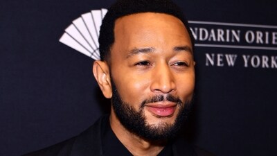 NEW YORK, NEW YORK - APRIL 10: John Legend attends the 2024 City Harvest Gala at Cipriani 42nd Street on April 10, 2024 in New York City.   Theo Wargo/Getty Images/AFP (Photo by Theo Wargo / GETTY IMAGES NORTH AMERICA / Getty Images via AFP) (Getty Images via AFP)