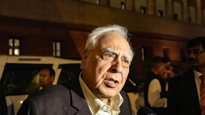 Rajya Sabha MP Kapil Sibal. (PTI) Rajya Sabha MP Kapil Sibal. (PTI)