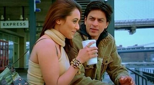 Shah Rukh Khan and Rani Mukerji in Kabhi Alvida Naa Kehna. Shah Rukh Khan and Rani Mukerji in Kabhi Alvida Naa Kehna.