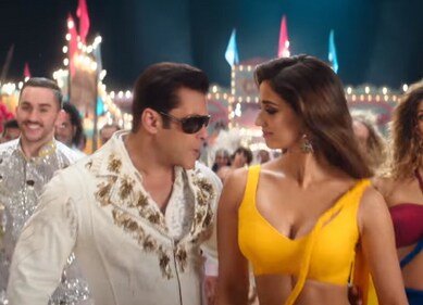 Salman Khan and Disha Patani in a still from Bharat. Salman Khan and Disha Patani in a still from Bharat.
