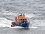 A group of people thought to be migrants are brought in to Dover, Kent, by the Border Force following a small boat incident in the Channel, on Tuesday April 23, 2024. A group of people thought to be migrants are brought in to Dover, Kent, by the Border Force following a small boat incident in the Channel, on Tuesday April 23, 2024.
