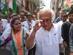 Congress leader Jairam Ramesh during a political event in Delhi, earlier this month, (Hindustan Times)