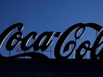 A Coca-Cola logo 