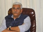 Union Jal Shakti minister Gajendra Singh Shekhawat. (HT file)