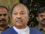 KS Eshwarappa was expelled by BJP on Monday (PTI)