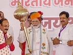 Tonk: Prime Minister Narendra Modi during a public meeting for the Lok Sabha elections.