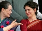 A file photo of Priyanka Gandhi Vadra with her mother Sonia Gandhi. A file photo of Priyanka Gandhi Vadra with her mother Sonia Gandhi.