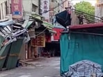 The series of quakes started Monday around 5:00 pm, originating from Hualien on the central east coast of Taiwan.&nbsp;